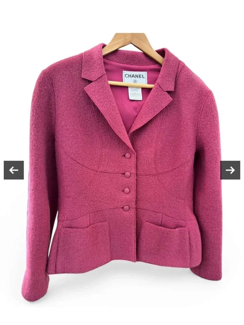 CHANEL structured blazer